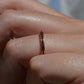 Slim Synthetic Ruby Eternity Band