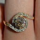 Dynamic Antique French Tourbillon Ring