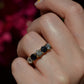 Dazzling Sapphire and Diamond Five Stone Band