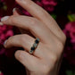 Dazzling Sapphire and Diamond Five Stone Band