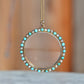Darling Antique Pearl and Turquoise Glass Locket