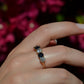 Dazzling Sapphire and Diamond Five Stone Band