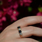 Dazzling Sapphire and Diamond Five Stone Band