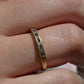 Cornflower Blue Sapphire and Diamond Half Eternity