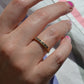 Cornflower Blue Sapphire and Diamond Half Eternity