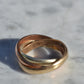 Tricolour Rolling Ring 6.75