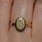 Smooth Antique Signet Ring KG