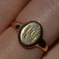 Smooth Antique Signet Ring KG