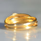 Romantic Victorian Twin Snakes Ring