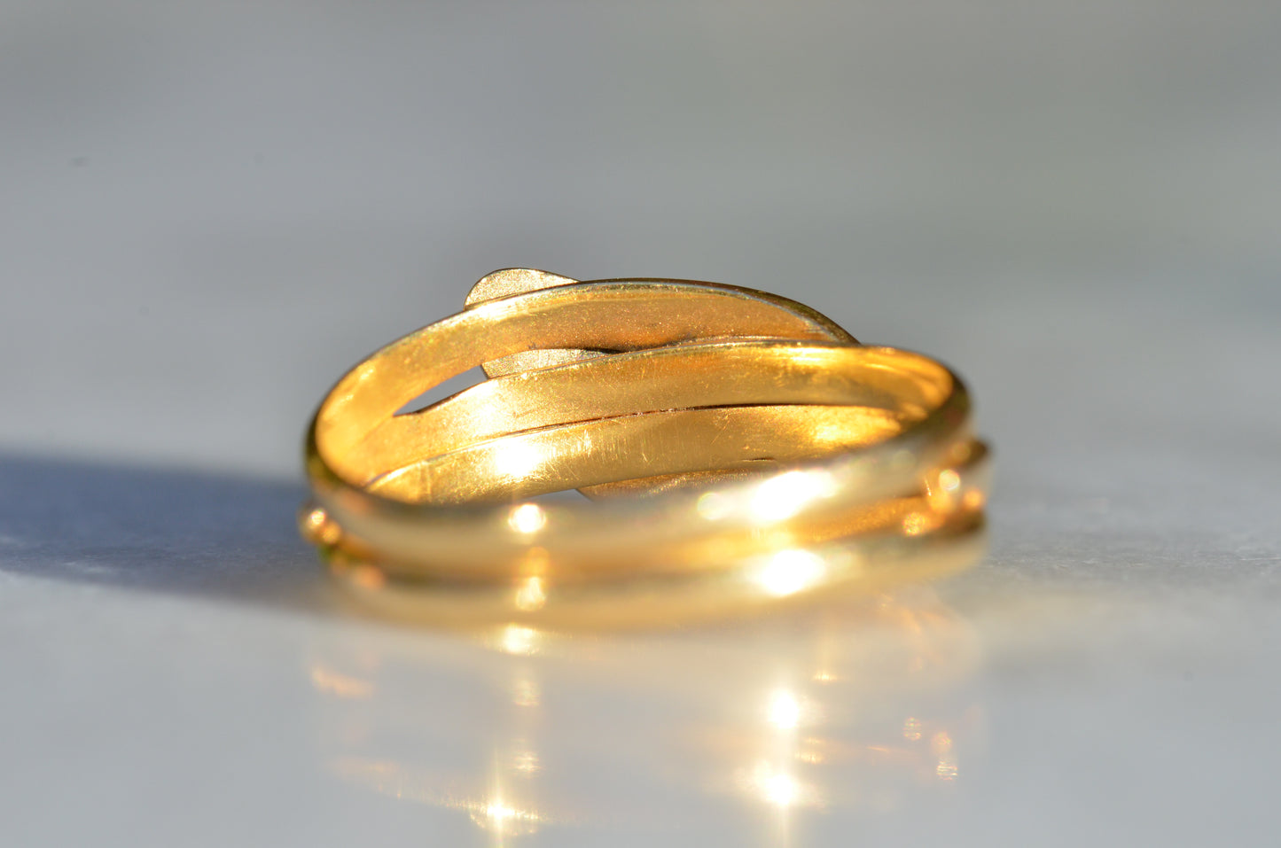 Romantic Victorian Twin Snakes Ring