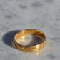 Warm Antique Floral 22k Band