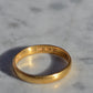 Victorian 22k Band 1890 Size 9