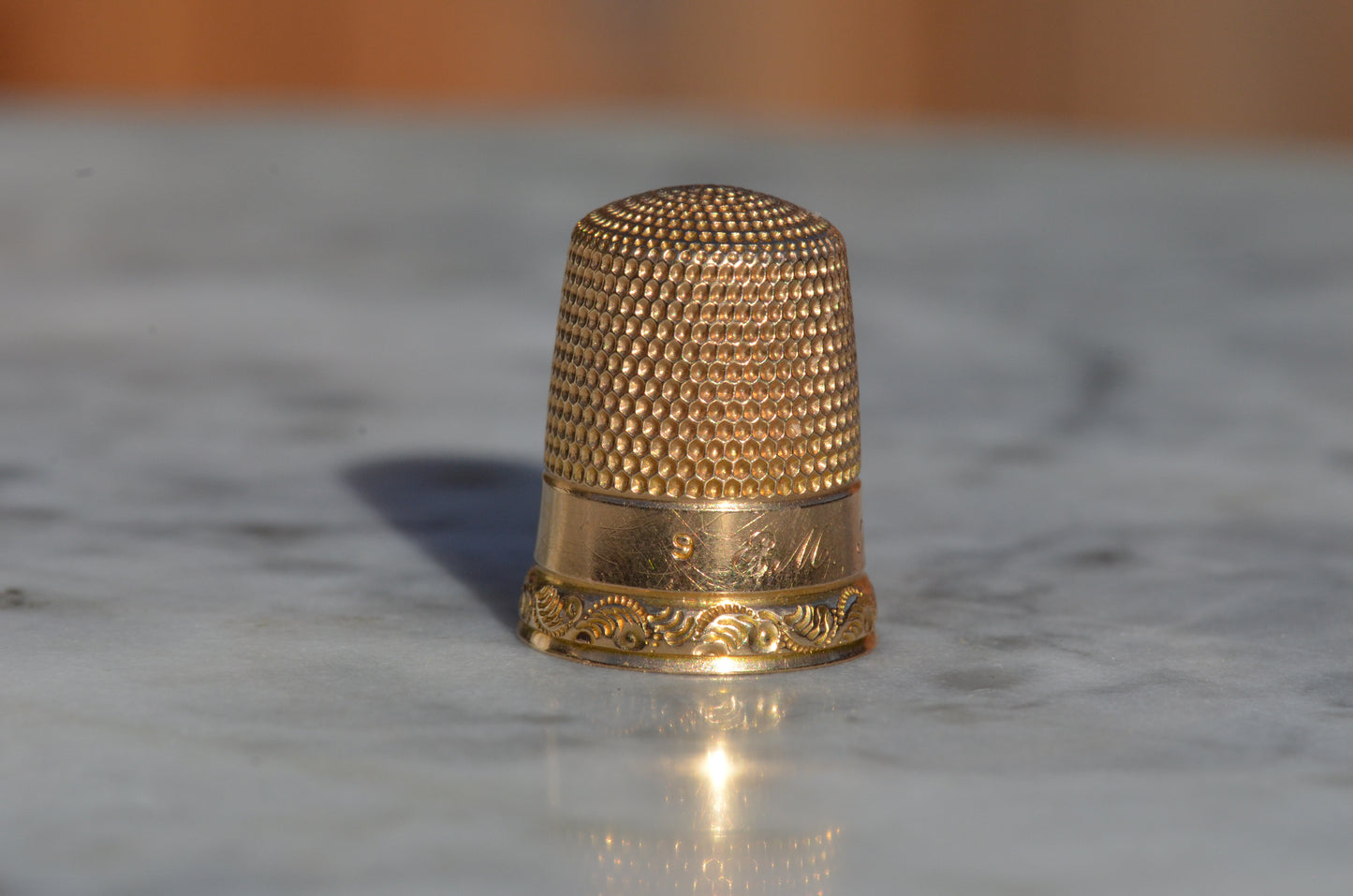 Precious Antique Gold Thimble