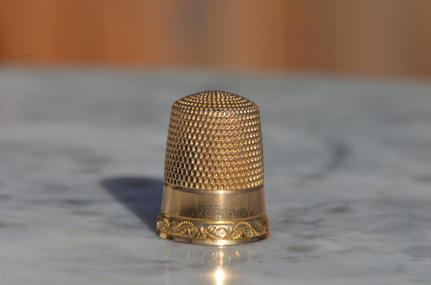 Precious Antique Gold Thimble