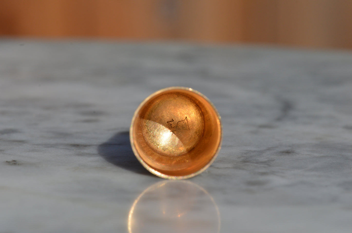 Precious Antique Gold Thimble