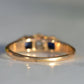 Dazzling Antique Sapphire and Diamond Trilogy Ring