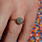 Scintillating Vintage Old Euro Cluster Ring
