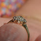 Scintillating Vintage Old Euro Cluster Ring