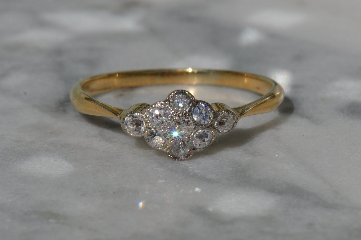 Darling Diamond Cluster Ring