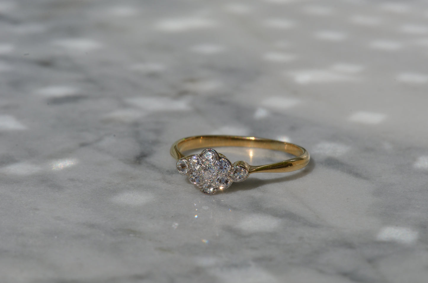 Darling Diamond Cluster Ring
