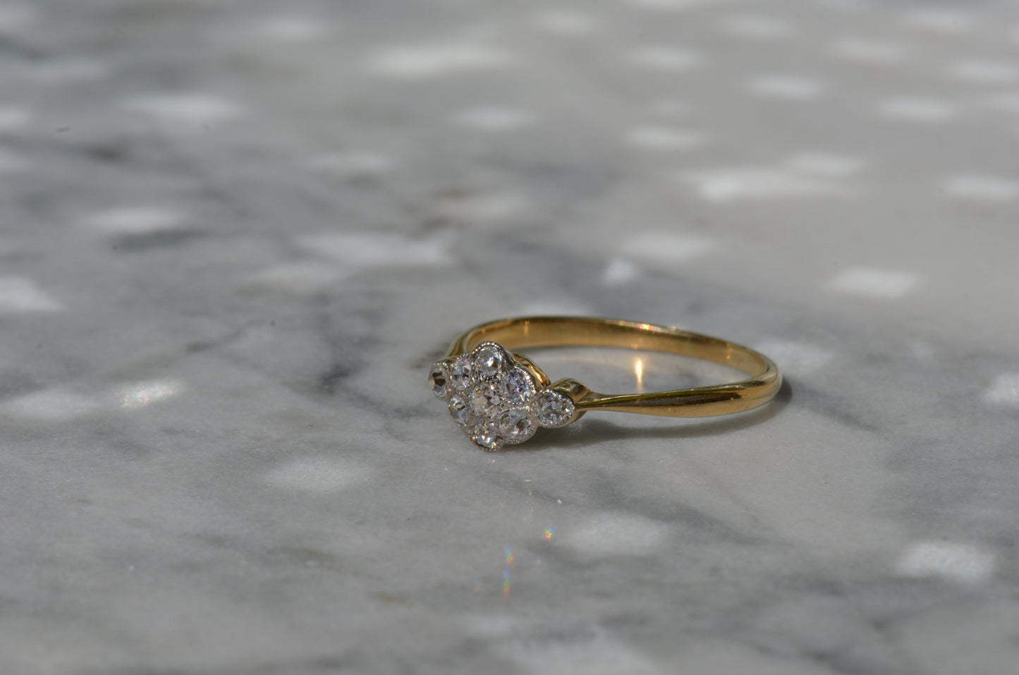 Darling Diamond Cluster Ring