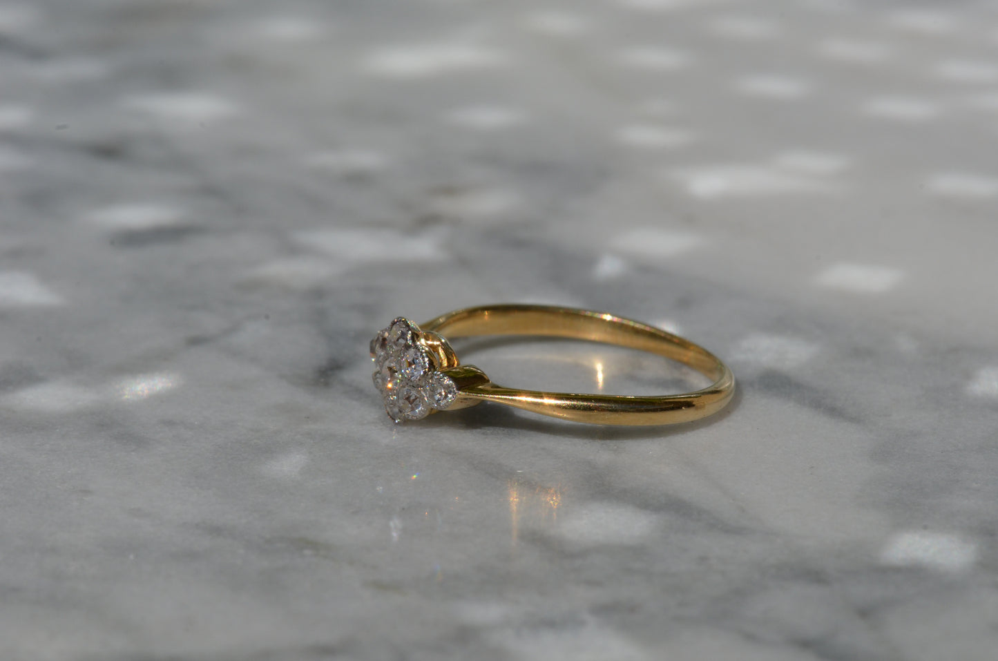 Darling Diamond Cluster Ring