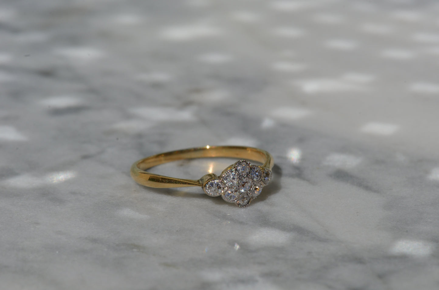 Darling Diamond Cluster Ring