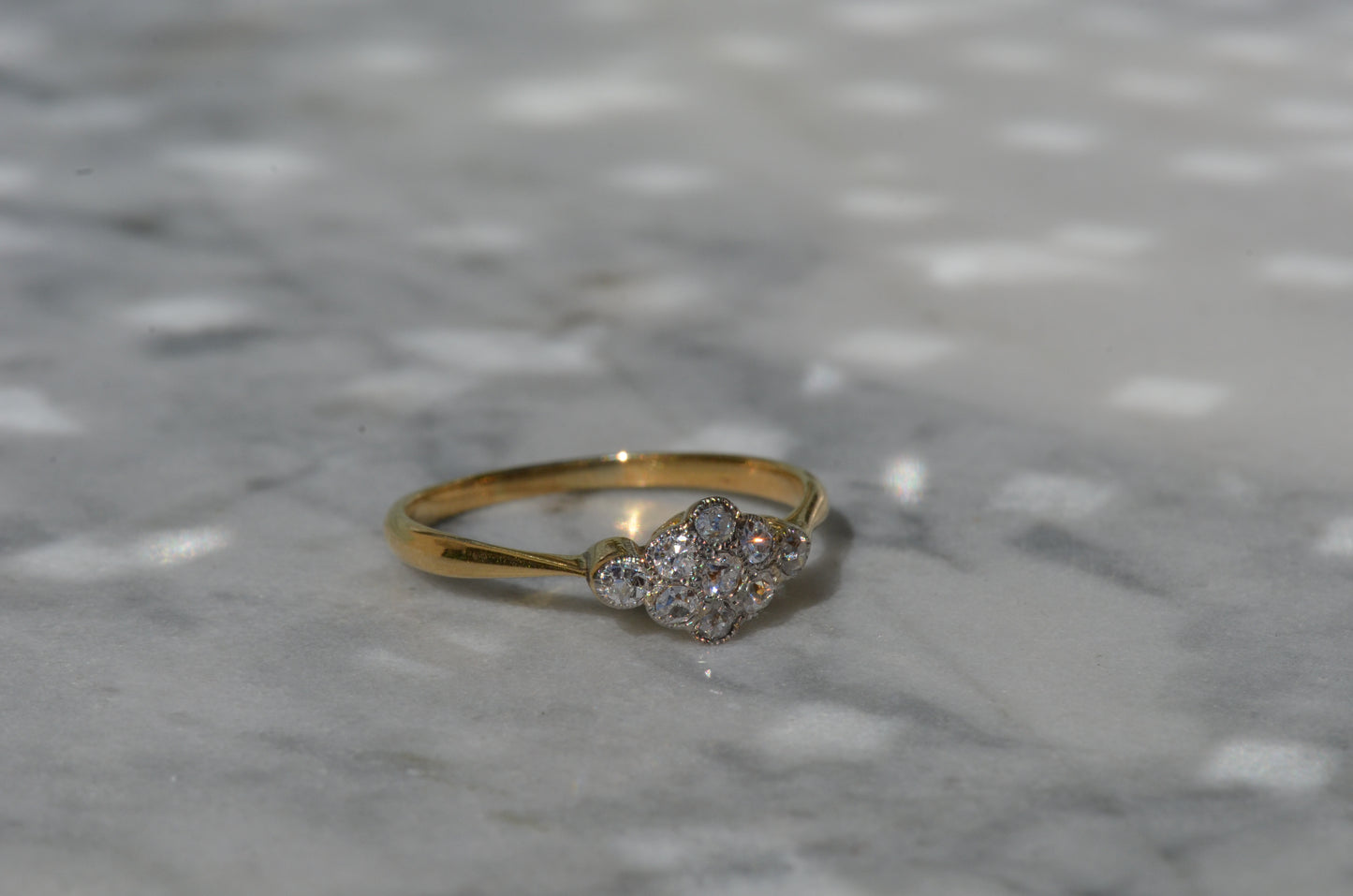 Darling Diamond Cluster Ring