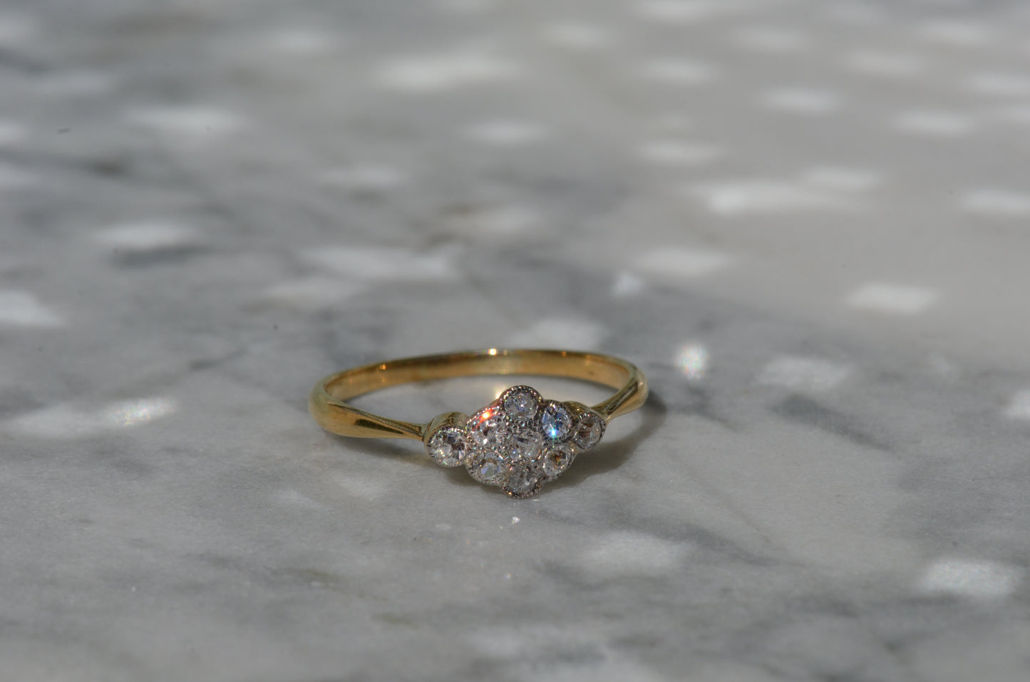 Darling Diamond Cluster Ring