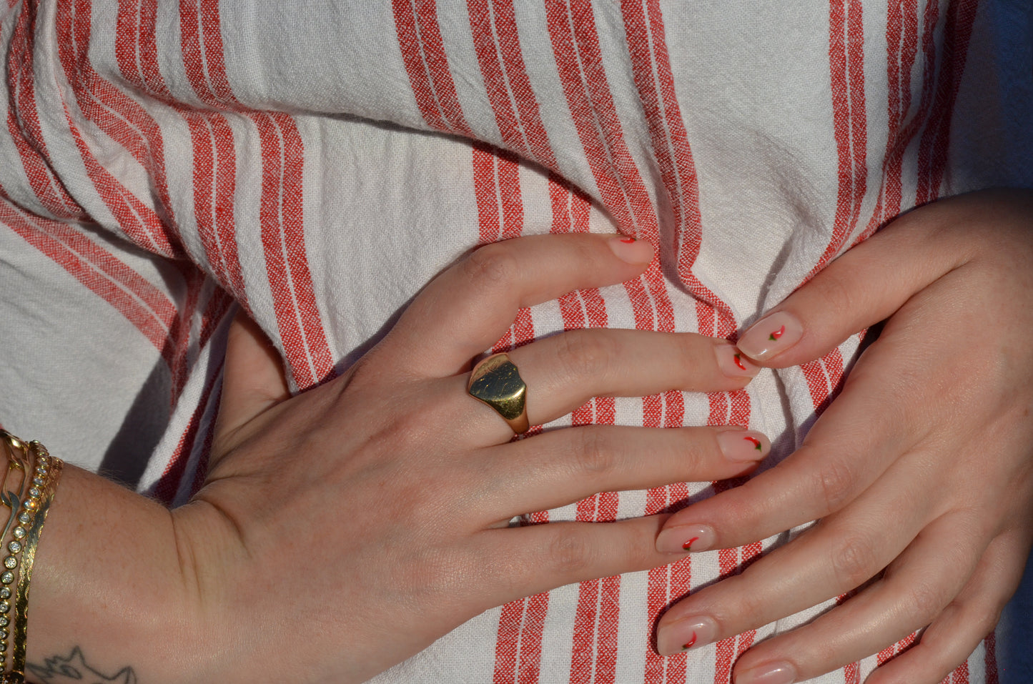 Sleek Lion Signet Ring