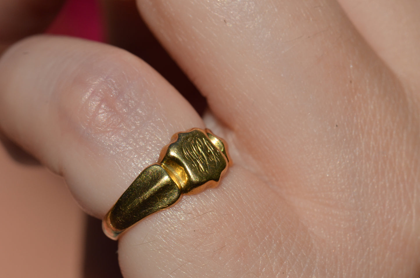Sentimental Antique Signet Ring