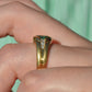 Heavy Glam French Emerald Ring