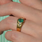 Heavy Glam French Emerald Ring