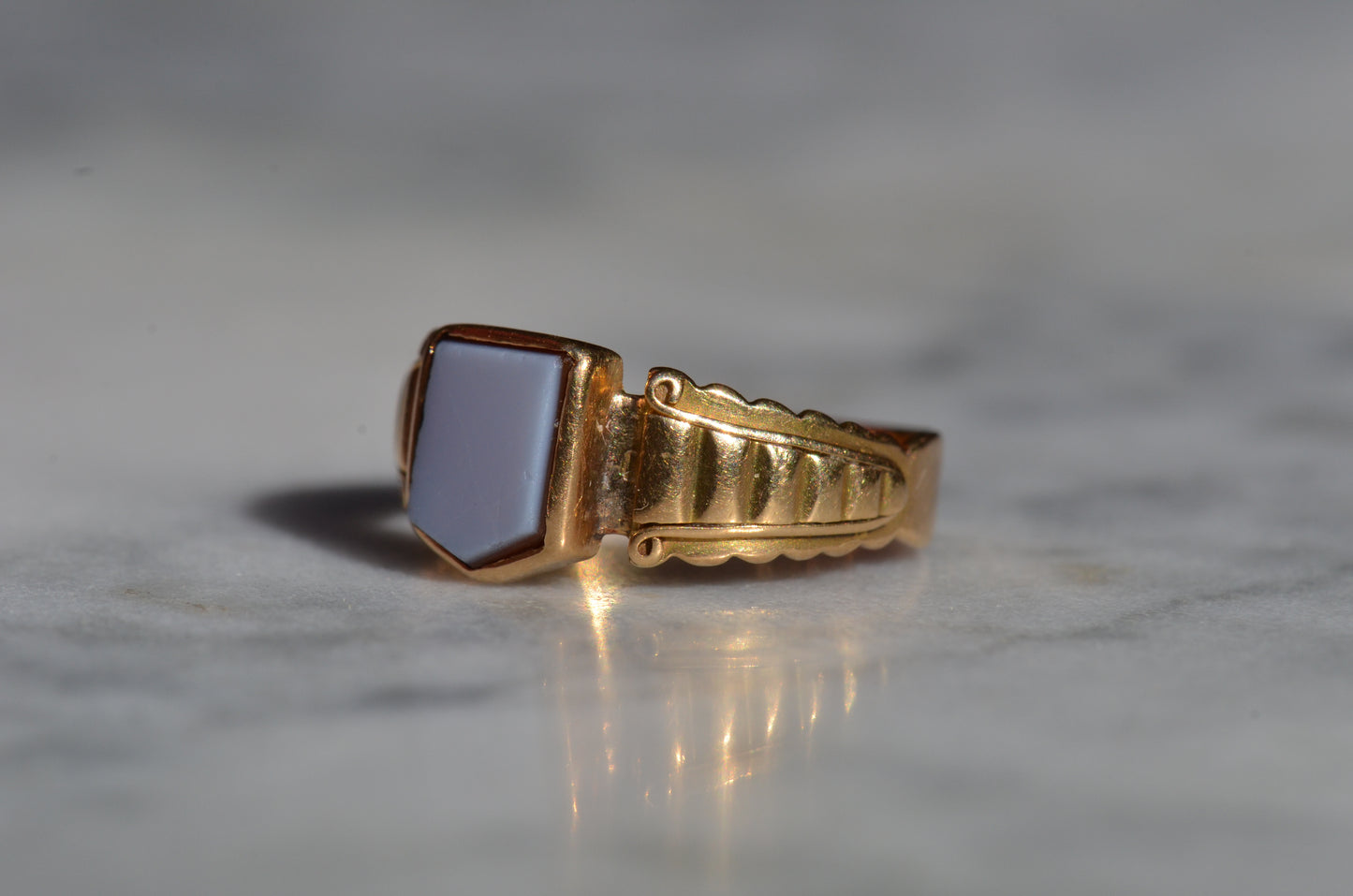 Antique Sardonyx Signet Ring