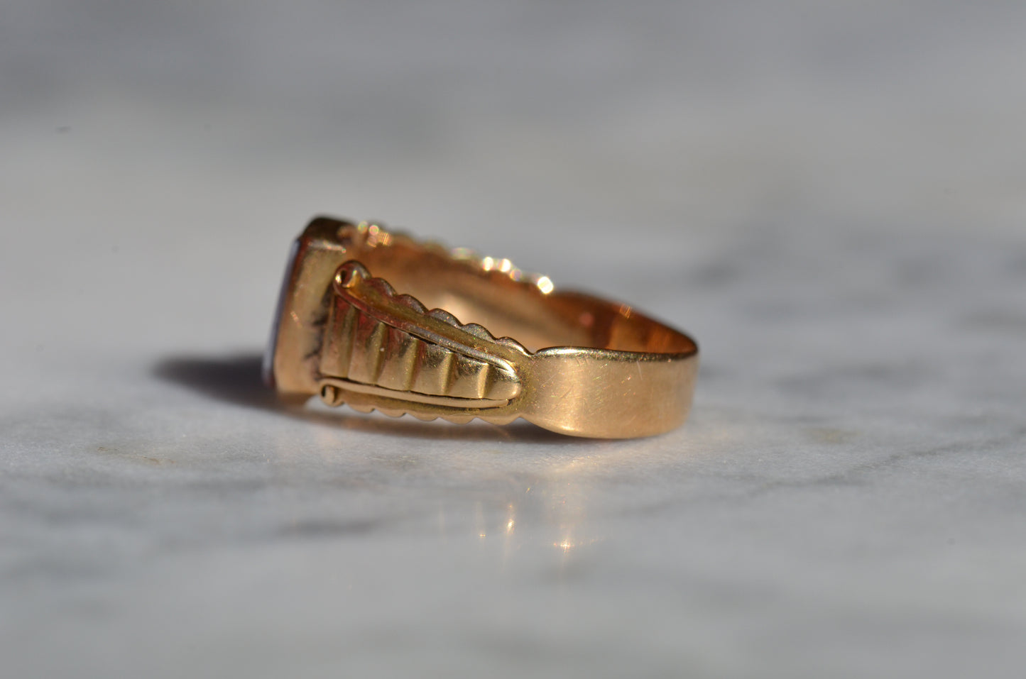 Antique Sardonyx Signet Ring