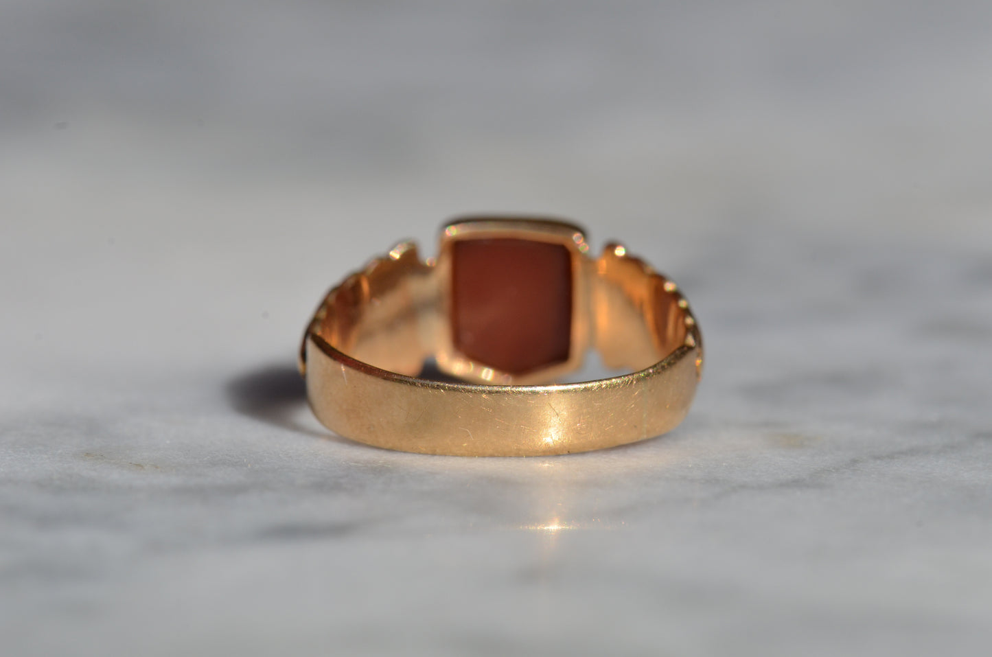Antique Sardonyx Signet Ring
