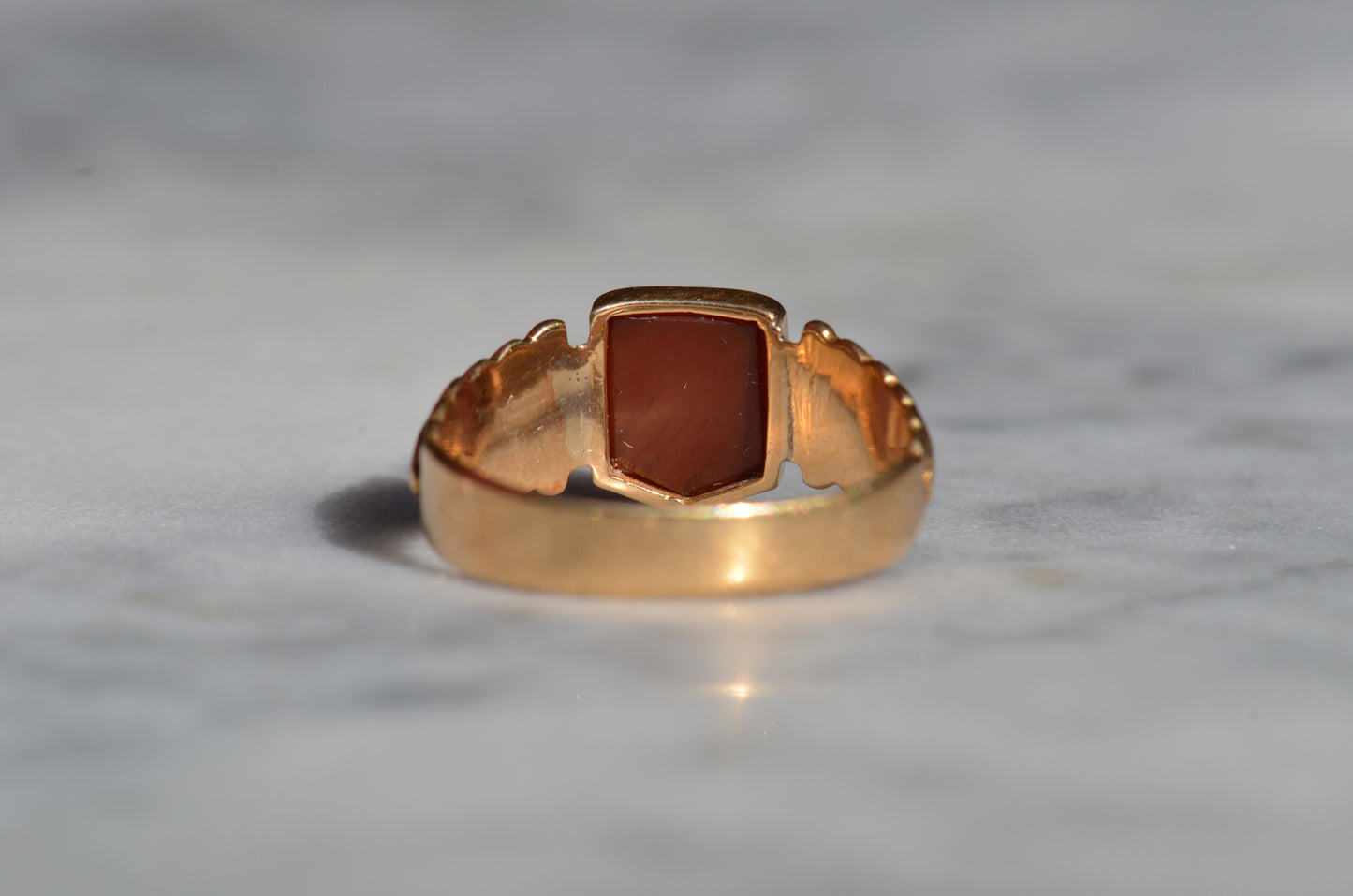 Antique Sardonyx Signet Ring