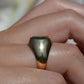Bold Emerald Solitaire Ring