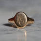 Smooth Antique Signet Ring KG
