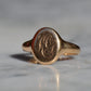 Smooth Antique Signet Ring KG