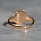 Smooth Antique Signet Ring KG