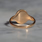 Smooth Antique Signet Ring KG