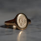 Smooth Antique Signet Ring KG