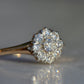 Scintillating Vintage Old Euro Cluster Ring