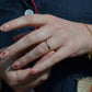 Vintage Faceted Gold Band
