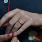 Vintage Faceted Gold Band