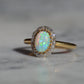 Dazzling Antique French Opal Halo