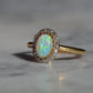Dazzling Antique French Opal Halo