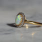 Dazzling Antique French Opal Halo