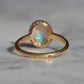 Dazzling Antique French Opal Halo